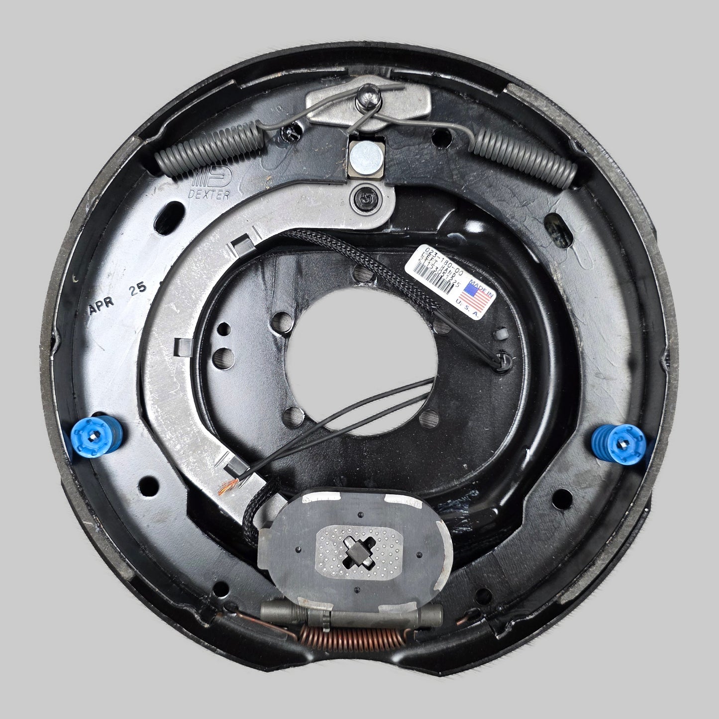 Dexter® 12" x 2" Electric Brake - Left-Hand Side - 5-Bolt Mount - For 7,000 lbs. Axles (3,500 lbs. Each) - 023-180-00