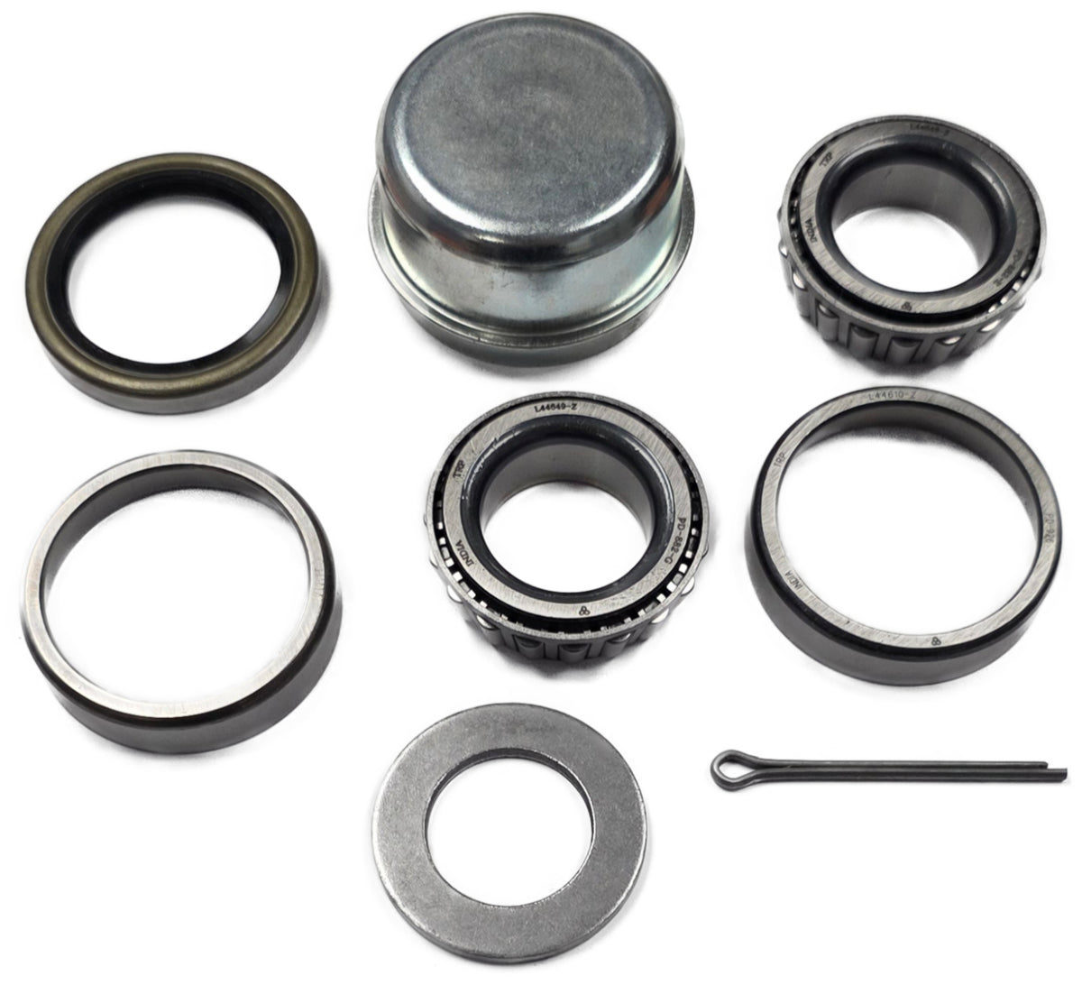 2k Bearing Kit with Dust/grease caps 4 on 4