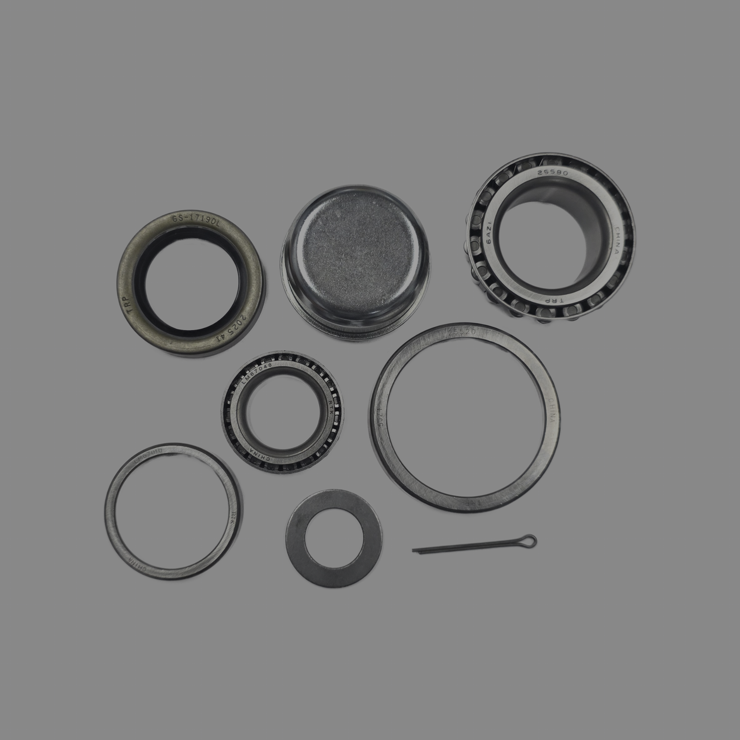 5.2k Bearing Kit with Dust/grease caps 6 on 5.5