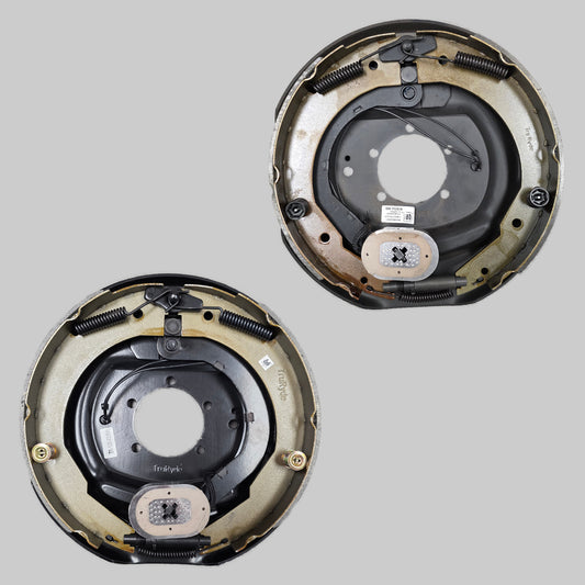 TruRyde® 12" x 2" Electric Trailer Brake Kit - Right & Left-Hand Side - 5-Bolt Mount - For 7,000 lbs Axles (3,500 lbs. Each) - BK-12E-01 & BK-12E-02