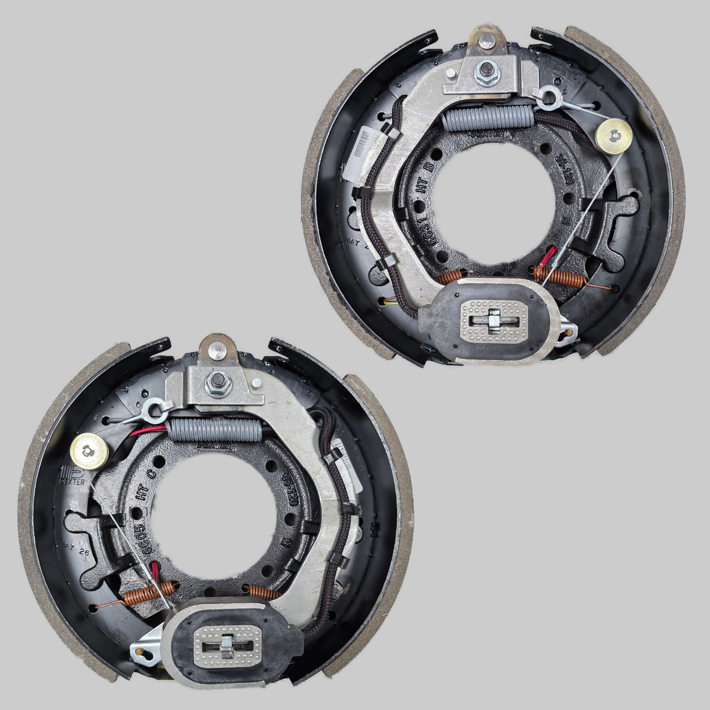 Dexter® 12 1/4" x 3 3/8" Nev-R-Adjust® Electric Drum Trailer Brake Kit - Right & Left-Hand Side - 7-Bolt Mount - For 10,000 lb General Duty Axles (5,000 lb Each) - 023-450-00 & 023-451-00