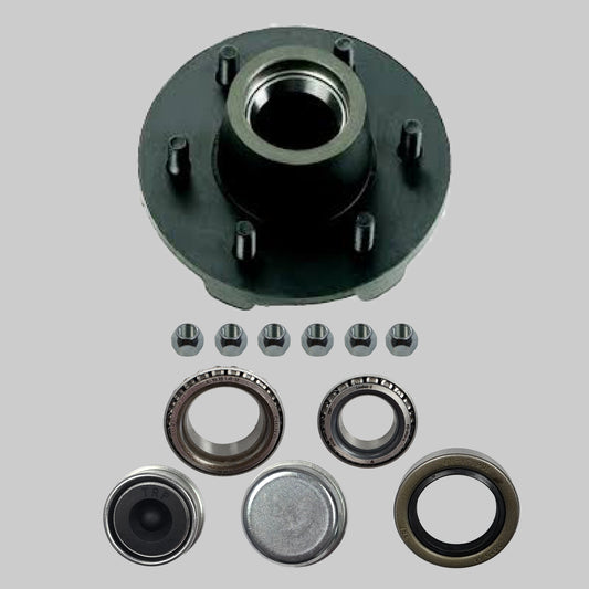 Idler Hub Assembly for 3,500 lb Axles - 6 on 5 1/2 1/2 - 1/2" Studs