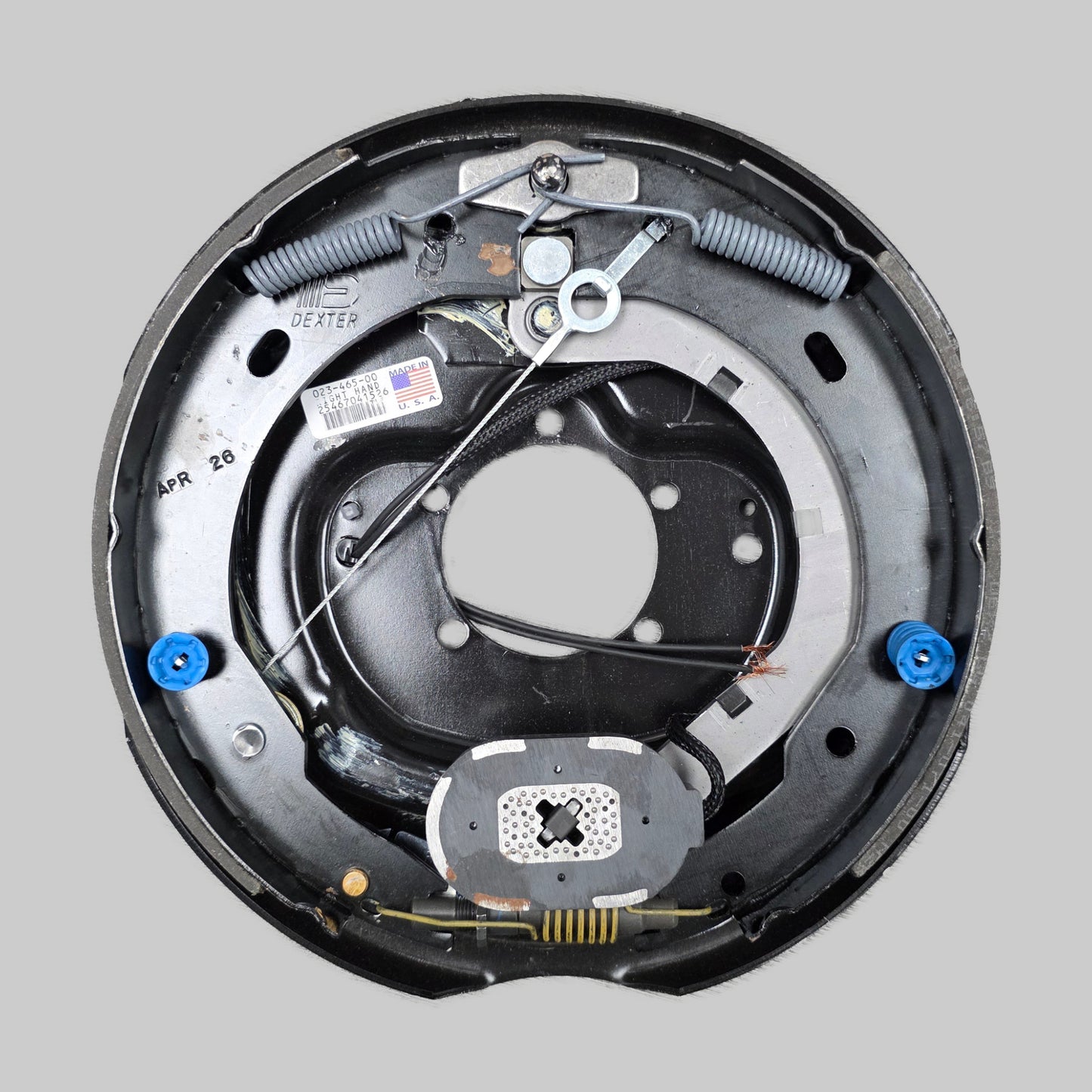 Dexter® 12" x 2" Nev-R-Adjust® Electric Drum Trailer Brake - Right-Hand Side - 5-Bolt Mount - For 7,000 lb axles (3,500 lb Each) - 023-465-00
