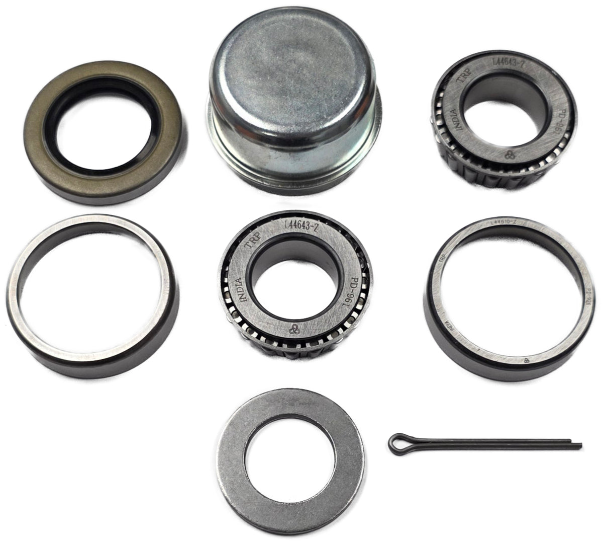 2k Bearing Kit with Dust/grease caps 5 on 4.5