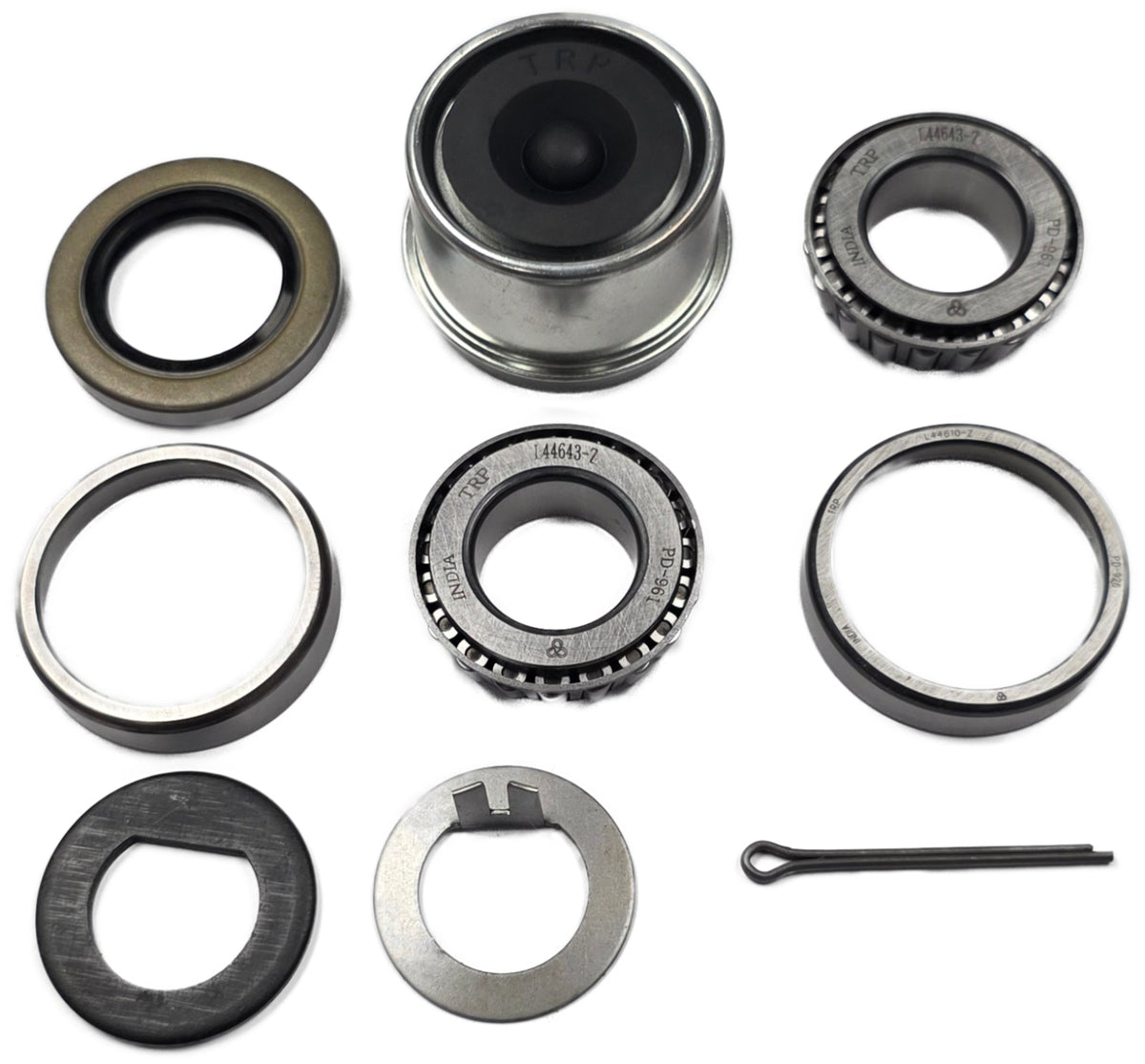 2k Bearing Kit with Ez-Lube Caps 5 on 4.5