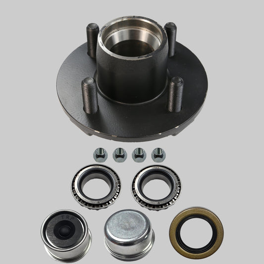 Idler Hub Assembly for 2,000 lb Axles - 4 on 4 - 1/2" Studs - 1 1/4" Seals