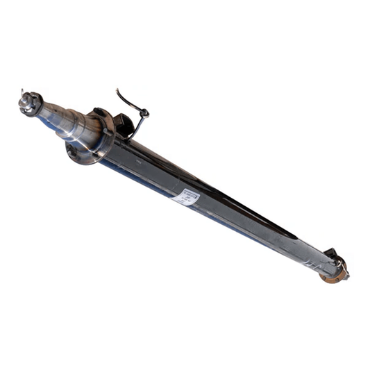 6k Overslung Trailer Axle - (6000 lb Beam Only)