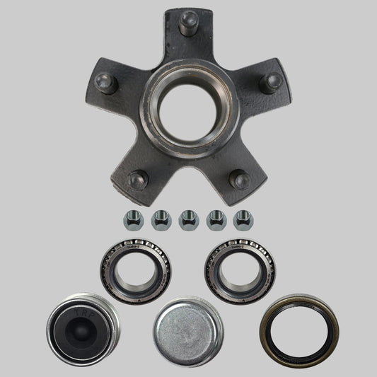 Idler Hub Assembly for 2,000 lb Axles - 5 on 4 1/2 - 1/2" Studs - 1 1/2" Seals