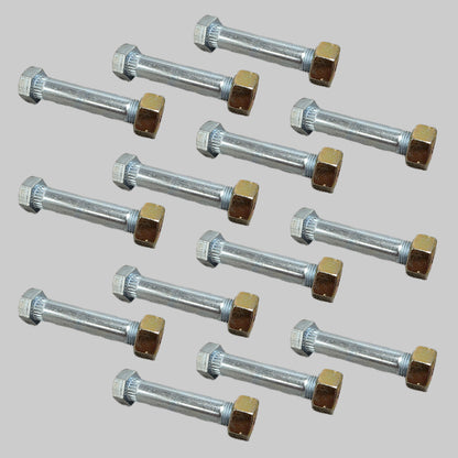 9/16" x 3.5" Dry Shackle Bolt - Flanged Nut Included - Dexter Compatible
