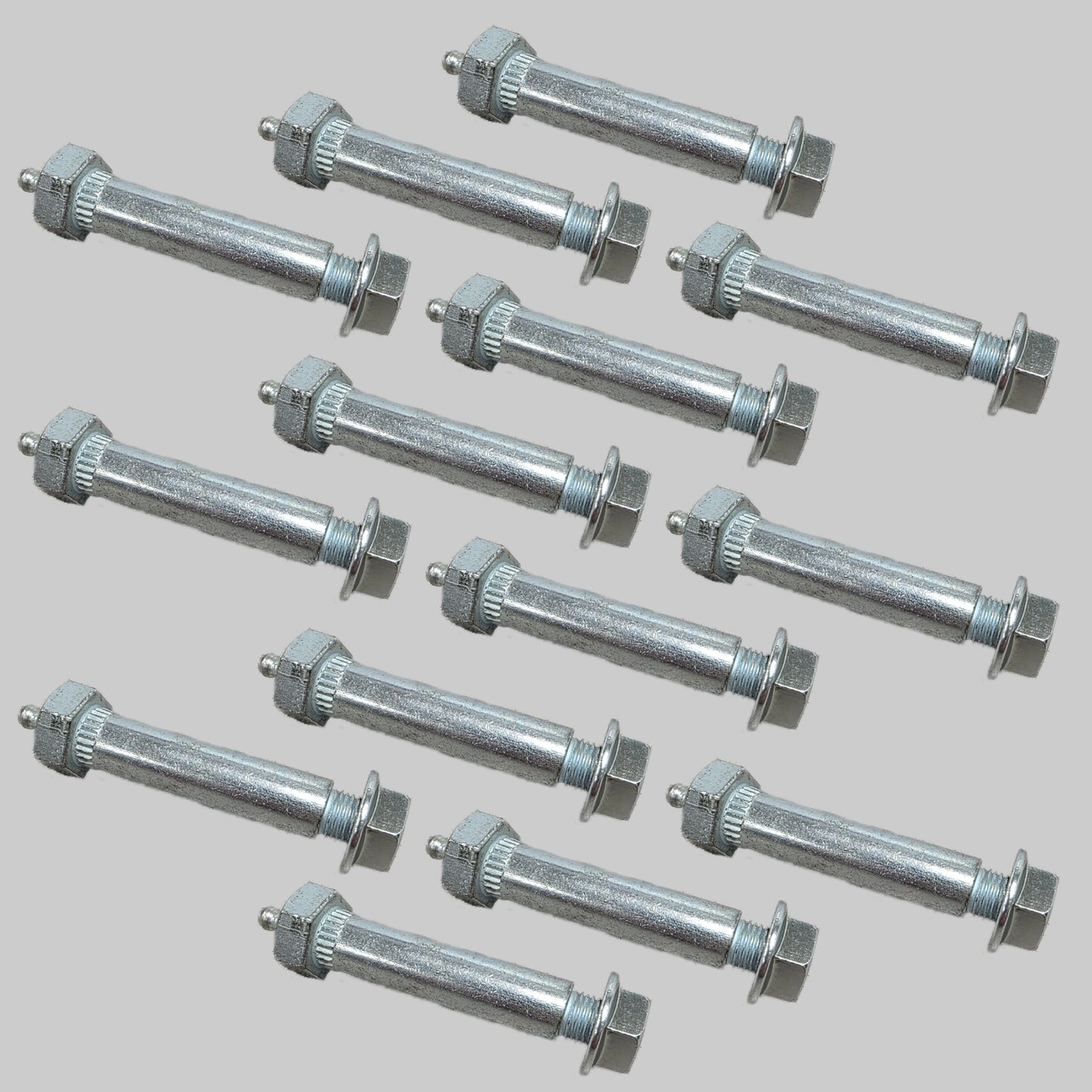 7/16" x 3.5" Wet Shackle Bolt - Flanged Nut Included - Dexter Compatible