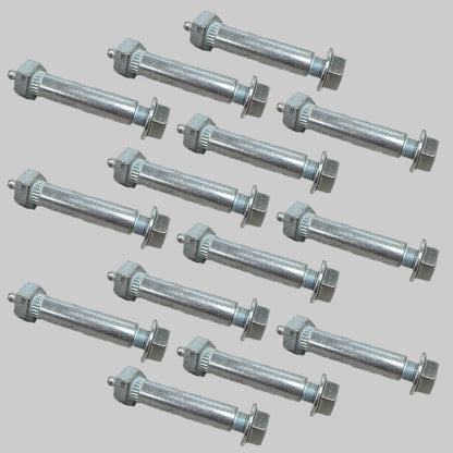 7/16" x 3.5" Wet Shackle Bolt - Flanged Nut Included - Dexter Compatible