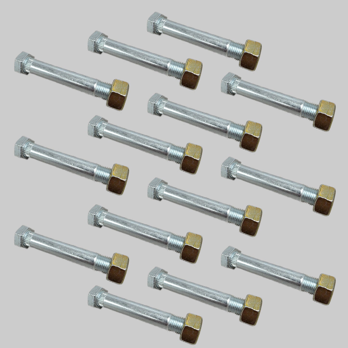 9/16" x 3.5" Dry Shackle Bolt - Flanged Nut Included - Dexter Compatible