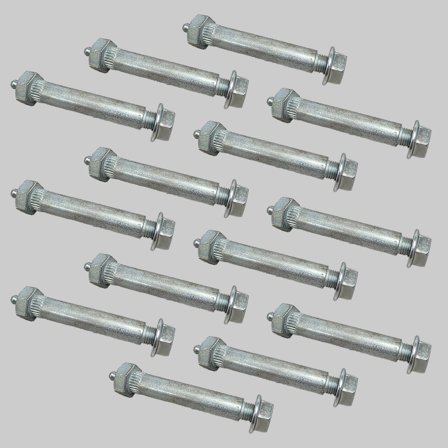 7/16" x 3.5" Wet Shackle Bolt - Flanged Nut Included - Dexter Compatible