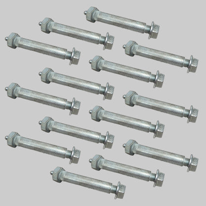 7/16" x 3.5" Wet Shackle Bolt - Flanged Nut Included - Dexter Compatible