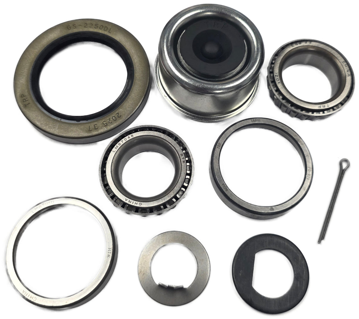5.2k Bearing Kit with Ez-Lube Caps 6 on 5.5