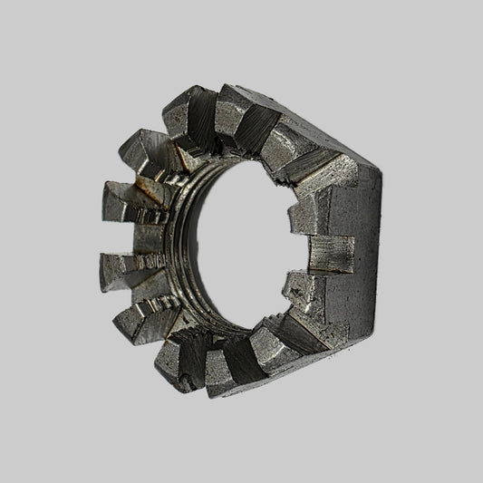 Dexter® Spindle Castle Hex Nut 12-Slot - 1"-14 Thread - 2-8,000 lb Axles - E-Z Lube (006-176-00