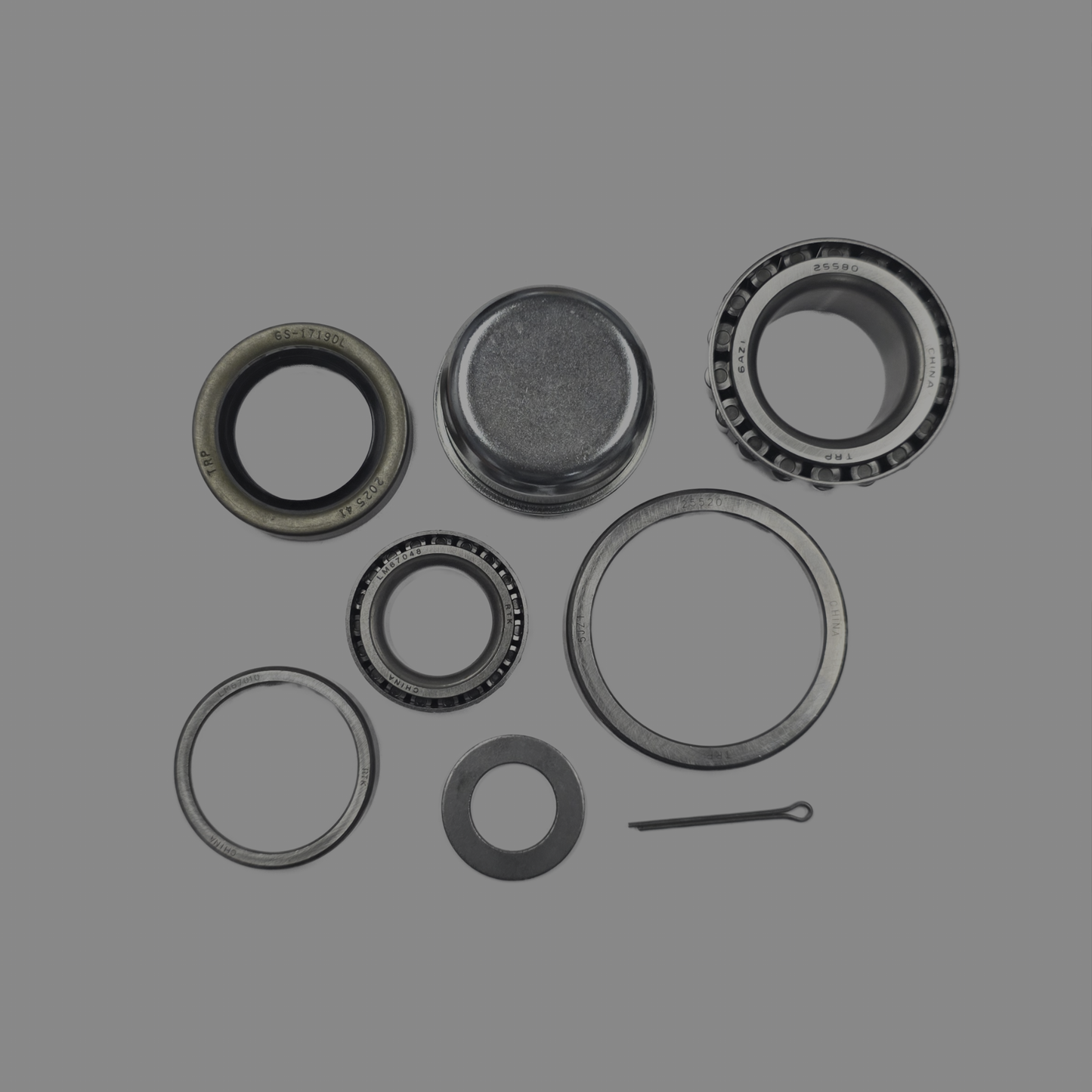 6k Bearing Kit with Dust/grease caps 6 on 5.5