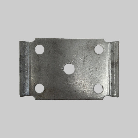 U-Bolt Plate, 3" rd, 2" Spring