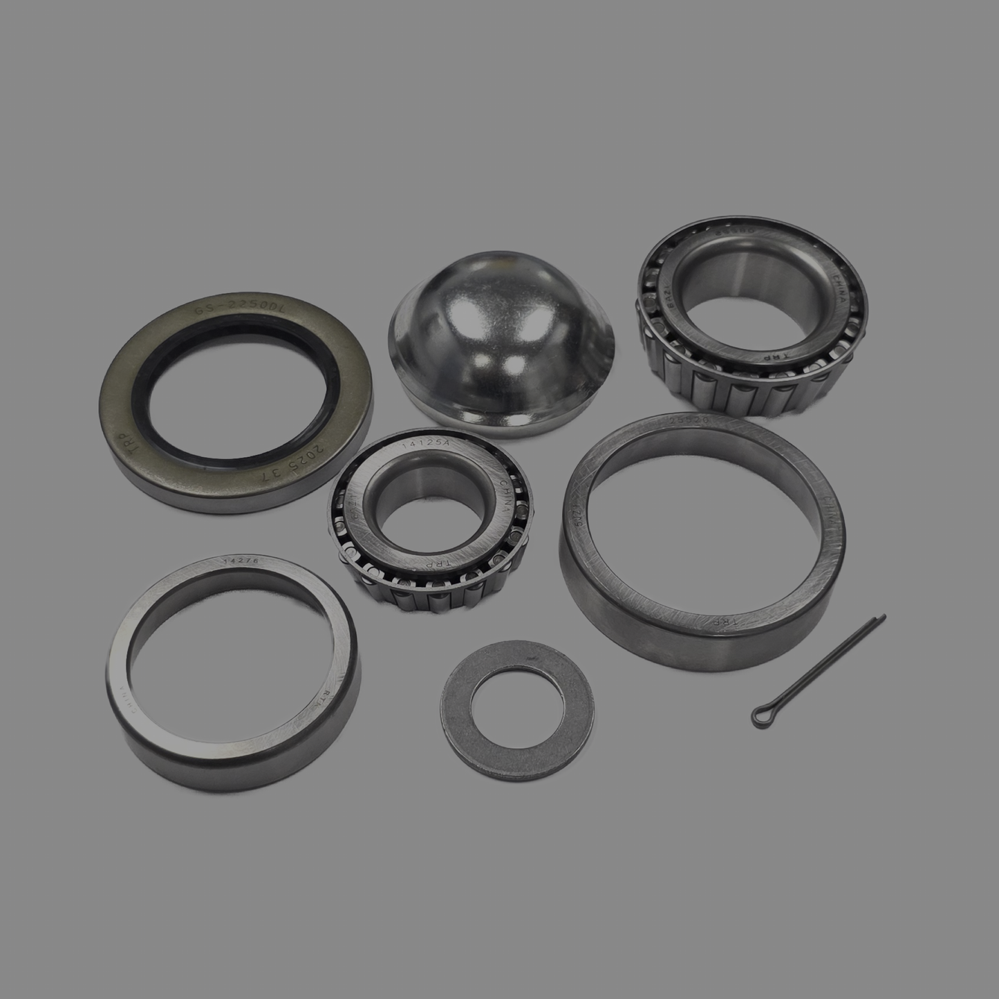 7k Bearing Kit with Dust/grease caps 8 on 6.5