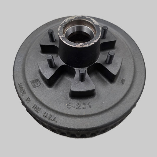 Dexter® 12" x 2" Trailer Brake Drum - 1/2" Stud - 6 x 5.5" for a 6,000 lbs. Axle - 008-201-09