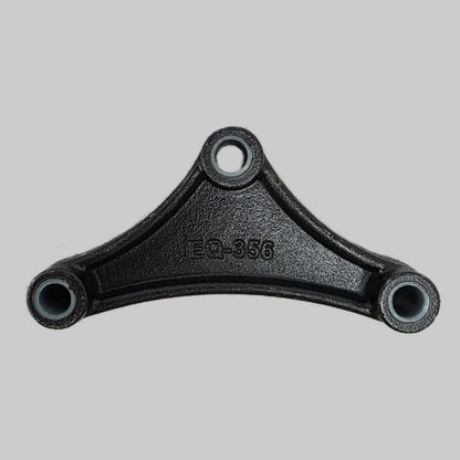 TruRyde® Triangular Equalizer for 1.75" Wide Double-Eye Springs - 9/16" Center Hole - 6.13" Long - For 3,500-6,000 lb Axles