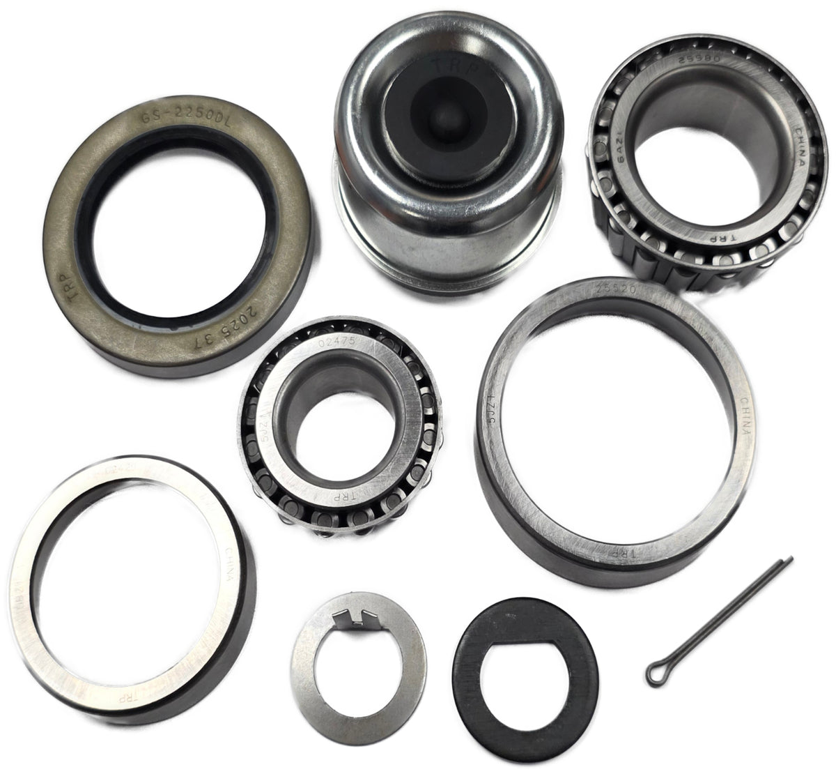 8k Bearing Kit with Ez-Lube Caps 8 on 6.5