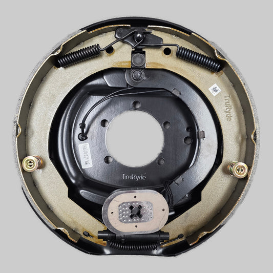 TruRyde® 12" x 2" Electric Trailer Brake - Right-Hand Side - 5-Bolt Mount - For 7,000 lbs Axles (3,500 lbs. Each) - BK-12E-02