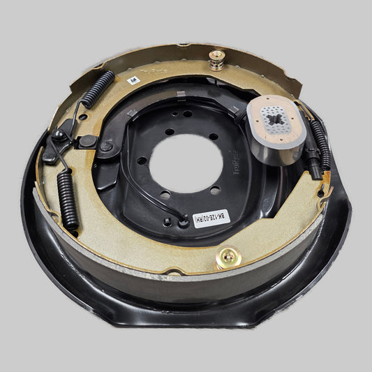TruRyde® 12" x 2" Electric Trailer Brake - Right-Hand Side - 5-Bolt Mount - For 7,000 lbs Axles (3,500 lbs. Each) - BK-12E-02