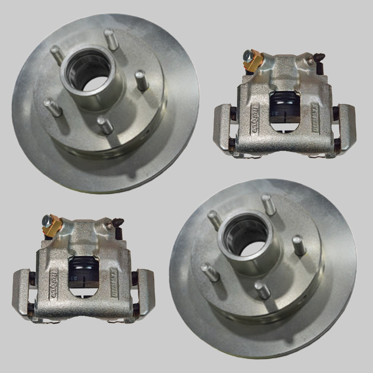TruRyde® 3,500 lb. Disc Brake Complete Kit - Zinc Finish