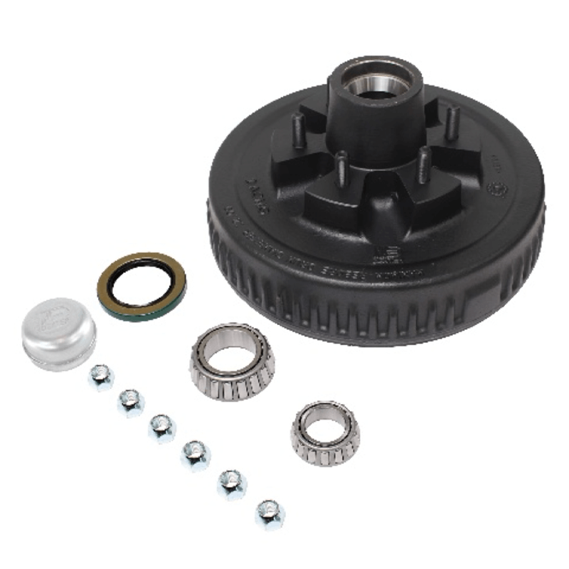 Hub Drum Kit for 6k Axle, 655 Bolt Pattern