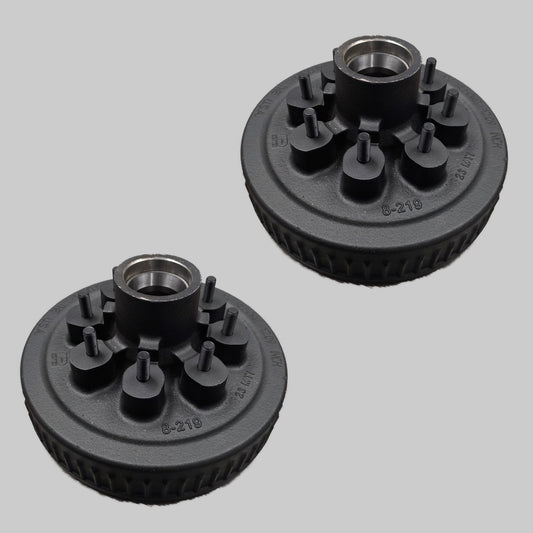 Dexter® 12" x 2" Trailer Brake Drum Kit - 1/2" Stud - 8 x 6.5" for a 7,000 lbs. Axle - 008-219-04