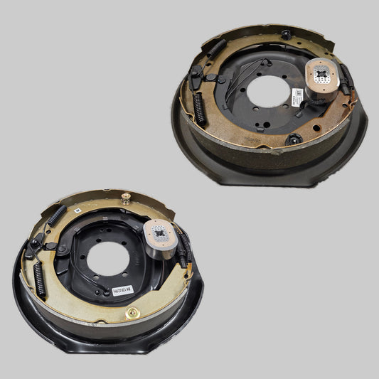 TruRyde® 12" x 2" Electric Trailer Brake Kit - Right & Left-Hand Side - 5-Bolt Mount - For 7,000 lbs Axles (3,500 lbs. Each) - BK-12E-01 & BK-12E-02