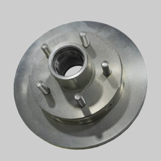 TruRyde® 9.75" Hub/Rotor for Disc Brake - 5-Lug - 1/2" Studs - 3,500 lb. Axles - Zinc Finish
