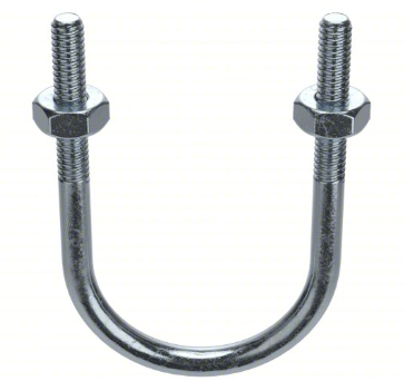 3" U-Bolt with Nuts 3.09 x 7 x 2 9/16"-18