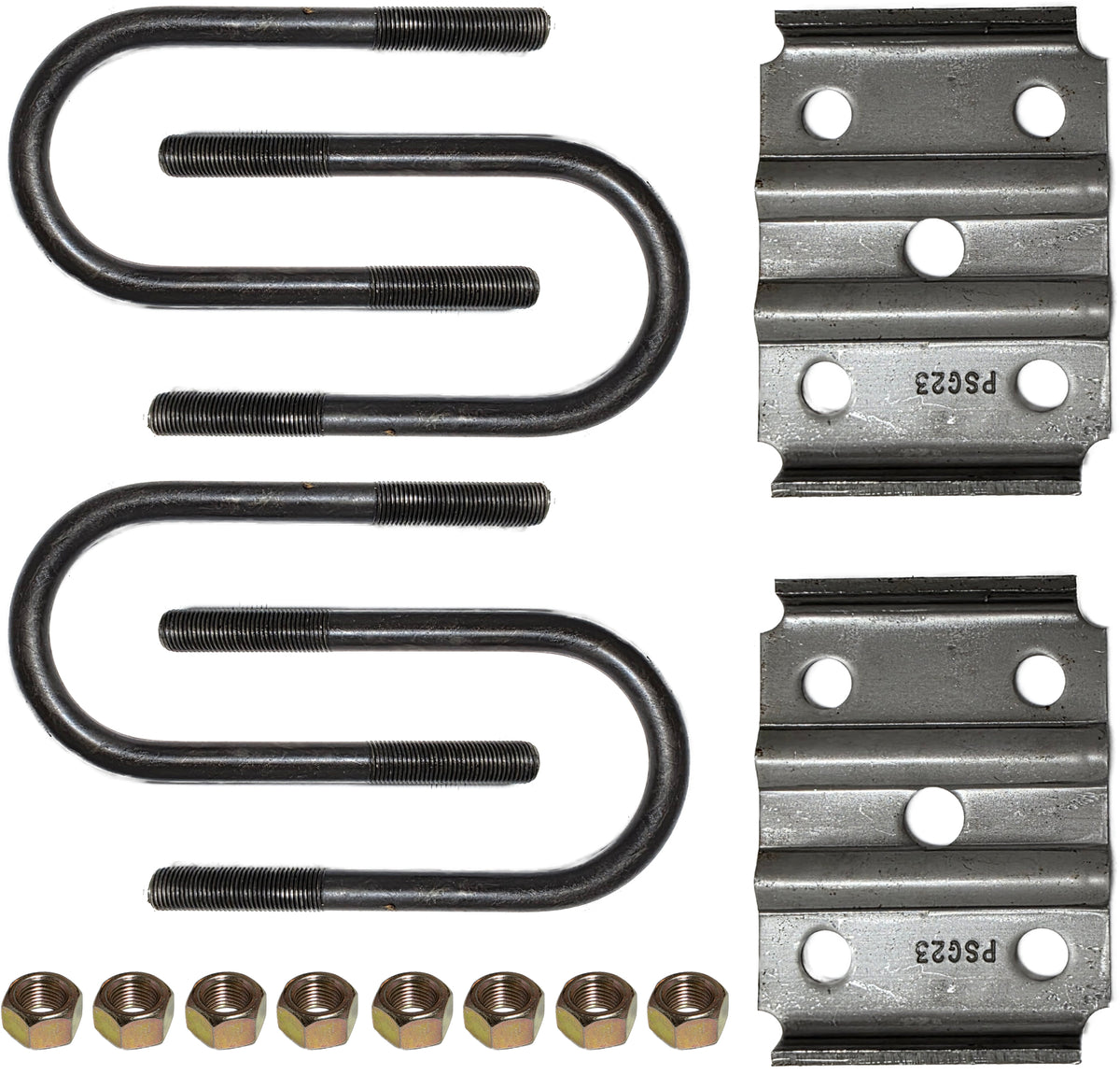 TruRyde® Complete U-Bolt Kit - 5.50" Long - For 2 /38" Round Axle