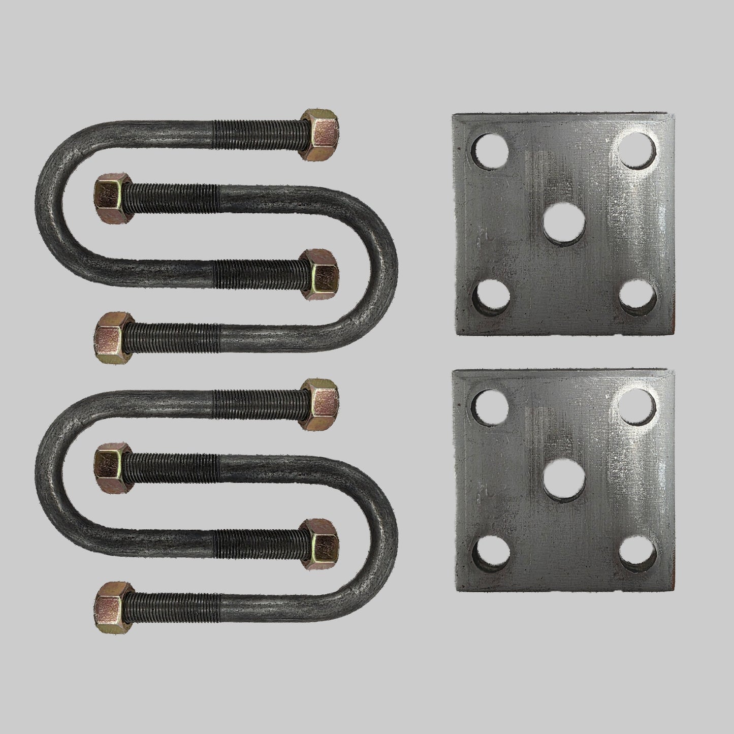 U-Bolt Complete Kit - 4.29" long - 1.75" Tube Diameter - 1/2"-20
