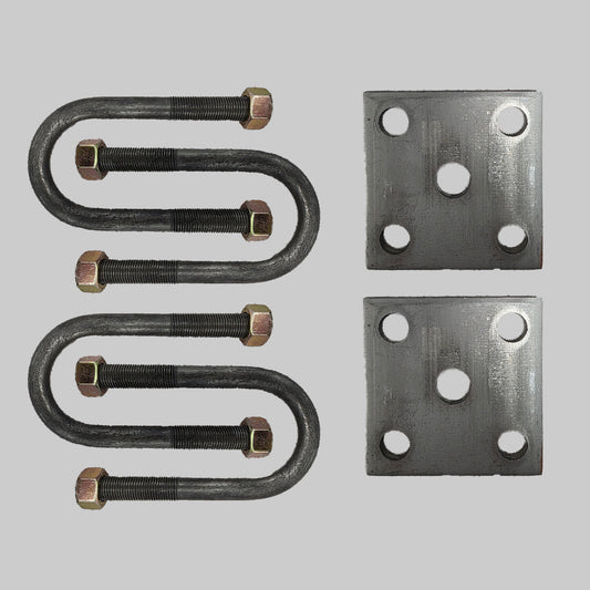 U-Bolt Complete Kit - 4.29" long - 1.75" Tube Diameter - 1/2"-20